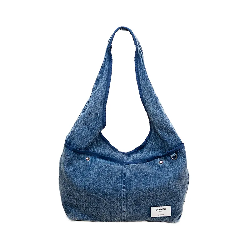 Vintage denim mulepose